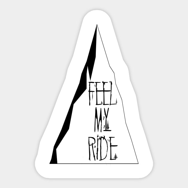 Feel My Ride Sticker by Bongonation